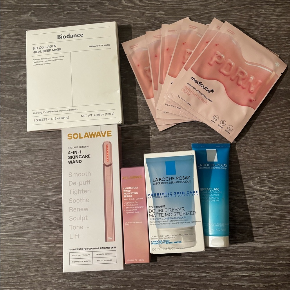Luxe Skincare Kit (Retail ~$279) - Solawave, La Roche-Posay, Biodance, Medicube